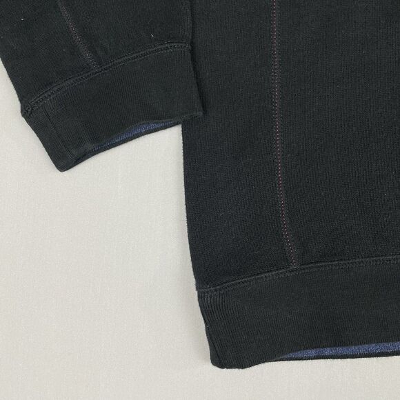 Tommy Bahama Flip Coast Reversible Sweater Half Zip Men's XL Heather Blue Black - Picture 5 of 16